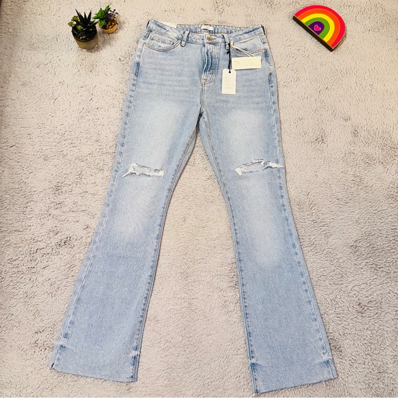 Mid rise slim fit bootcut jeans - Picture 5 of 14